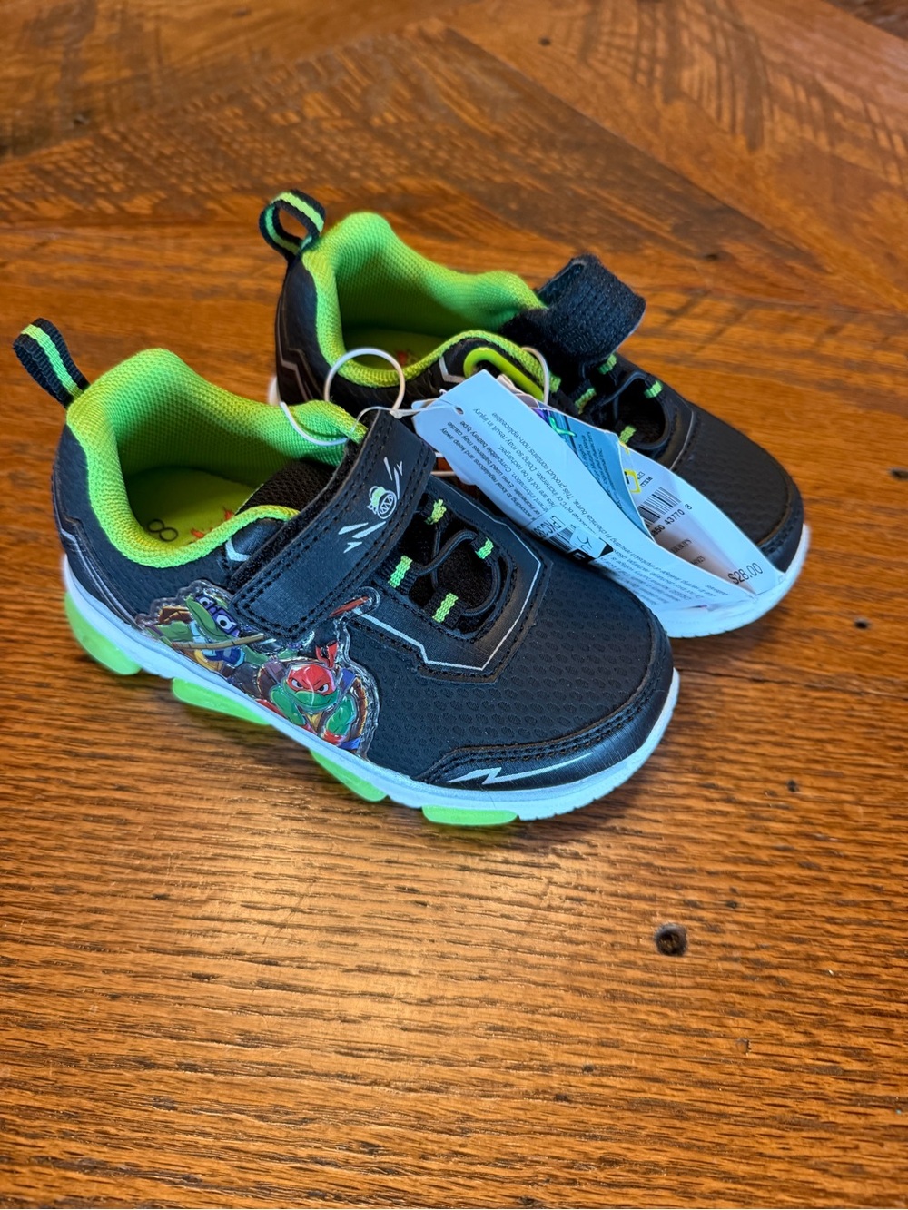 Kids Teenage Mutant Ninja Turtles Character Sneakers